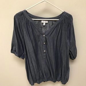 Chambray Top